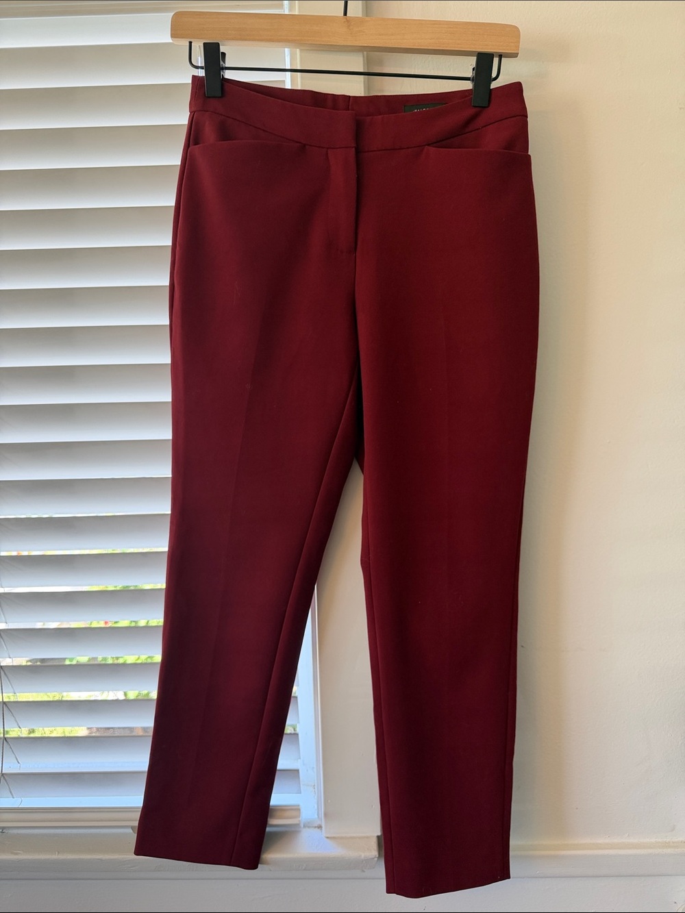 Halogen Burgundy Skinny Ponte Pants